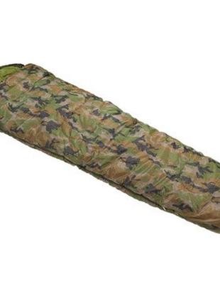 Спальный мешок mfh mummy sleeping bag woodland ll1 фото