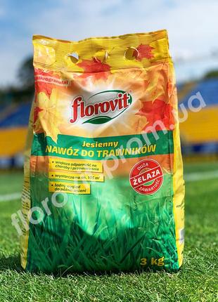 Флоровіт (florovit) — добриво для газону 3 кг (осінній)