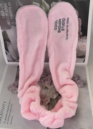 Хіт! пов'язка на волосся вушка cool enough studio косметична з дротом в середині probeauty2 фото