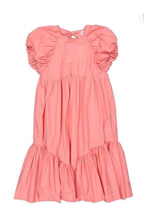 Платье с воланами candy pink dress unlable
