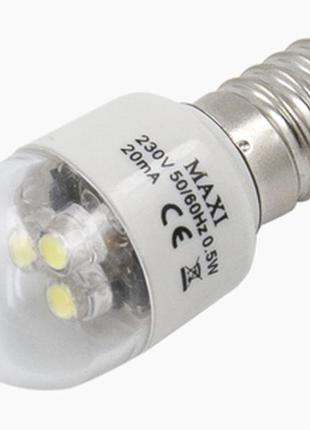 Лампочка швейной машины e14 led 0.5 вт 22*52 мм