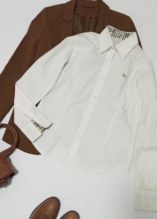 Рубашка burberry shoulder из хлопка
