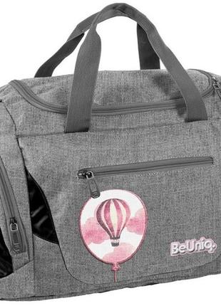 Сумка спортивная paso beuniq balloon серая на nia-mart