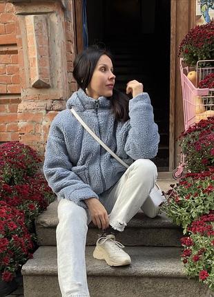 Шуба зі штучного хутра, осіння куртка, шубка на осінь, коротка шуба