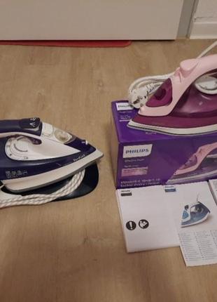 Утюги philips steam iron и tefal