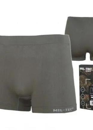 Труси чоловічі sturm mil-tec боксери потовідвідні s олива unterhose kurz sports olive (11201201)