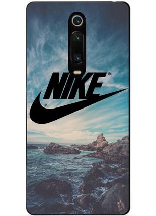 Силиконовый чехол бампер для xiaomi mi 9t pro/k20/mi 9t pro/k20 pro с рисунком  nike