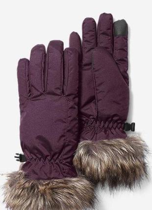 Рукавиці eddie bauer women's sun valley down gloves dk plum