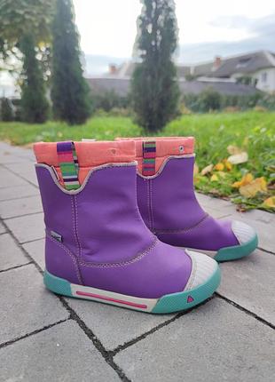 Демісезонні шкіряні черевики keen
