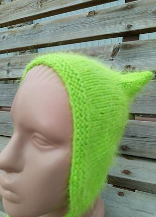 Коточепчик/котошкапка/чепчик с ушками