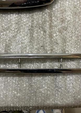 Молдинг бампера передний правый opel omega a, хром, оригинал, б.у., 90339904