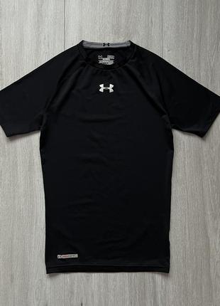 Компрессионная спортивная футболка термо under armour мужская heatgear