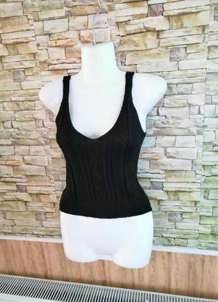 Вязаная майка туречка