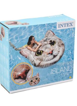 Матрац для плавання intex "кішка"