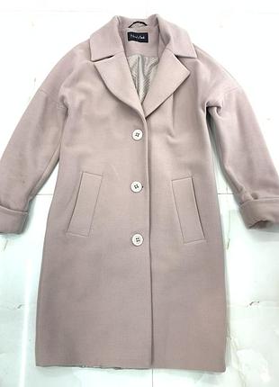 Пальто демісезон, пудра