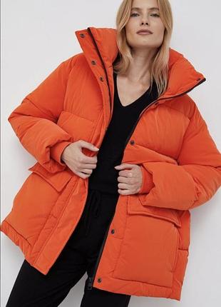 Пуховик та шапка calvin klein🧡