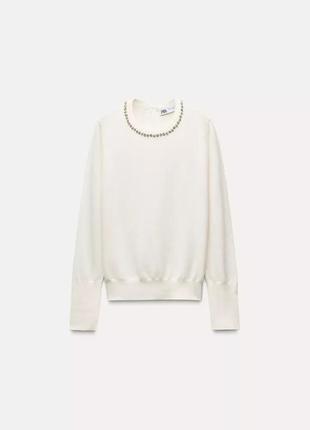 Свитер женский бежевый zara new