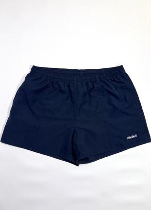 Короткие спортивные темно-синие шорты reebok