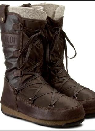 Оригинальные непромокаемые мунбуты снегоходы луноходы moon boot men tecnica сапоги чоботи