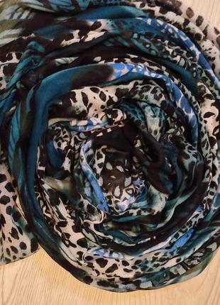 Шарф палантин, натуральный, тоненький