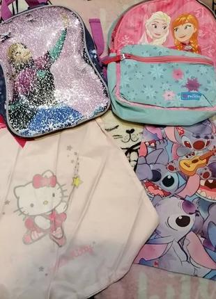 Детские рюкзачки и мешочки для обуви