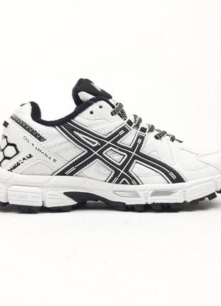 Кроссовки осень🍂 зима❄️ asics gel kahana 8 белые с черным