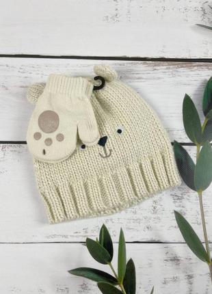 Комплект (шапка + варежки) ovs 24-36мис, 50-52см