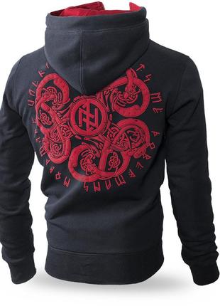 Мужская толстовка на молнии черная dobermans aggressive nidhogg кофта на замку с капюшоном доберманс