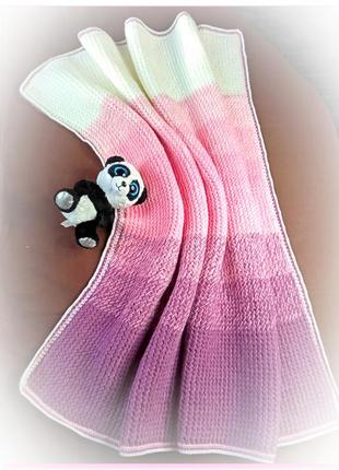 Вязаный плед