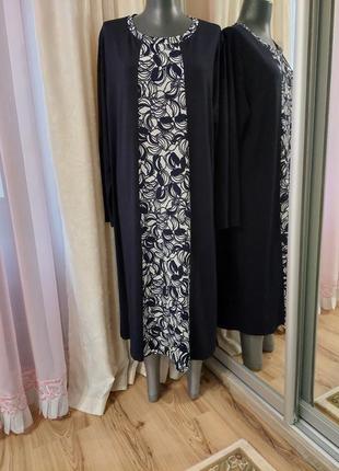 Комфортное платье 👗 большого размера