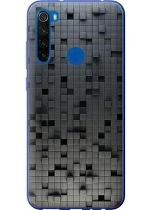 Чехол на xiaomi redmi note 8t кубики из пластика fch_0022584