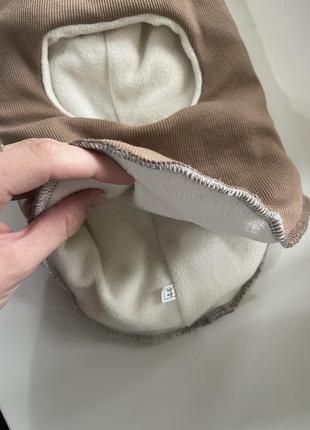 Шапка зимняя детская шлем