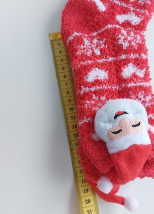 Теплі шкарпетки новорічні5 фото