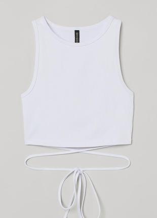 Топ у рубчик h&m