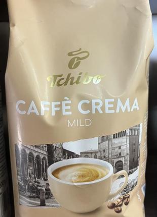 Кофе в зернах tchibo caffe crema mild 1 кг