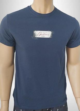 Мужская футболка tomnixx 3138 синяя артикул: ts0013