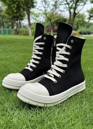 Rick owens ramones/high top. кеды год овенс.