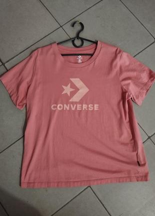 Оригинальная женская футболка mit converse размер xl