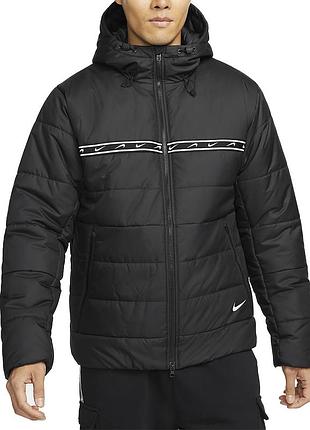 Зимова куртка чоловіча nike sportswear  nsw repeat syn fill jkt black dx2037-010