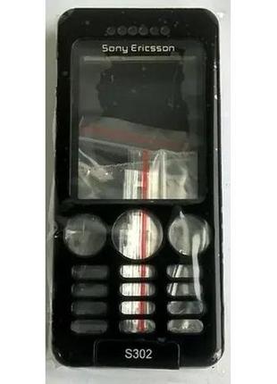 Корпус sony ericsson s302 black silver