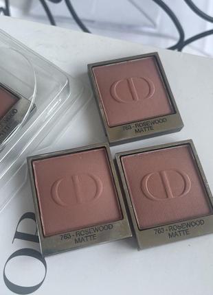 Оригинальный. diorshow mono couleur тени для век с эффектным финишным покрытием 763 rosewood