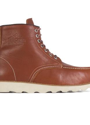 Ботинки демисезонные saxum worker eu 42/us 8.5/uk 7.5 brown1 фото