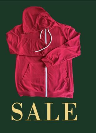 Тонкий малиновый женский худи  розмір 42-46  🔥розпродаж🔥