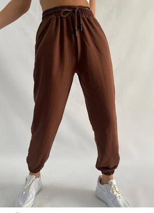 Жіночі тонкі спортивні штани джогери розміри: 42-44, 44-46, 48-50