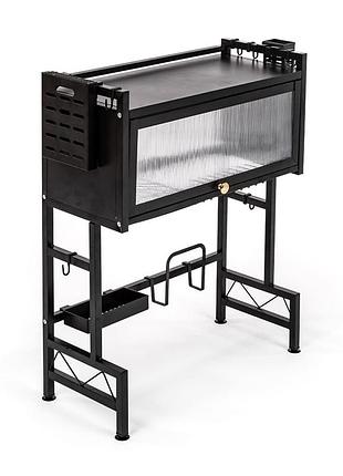 Полка-органайзер для хранения и сушки посуды над раковиной