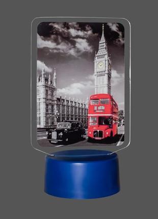 Ночник светильник с фото лондон (на батарейке)