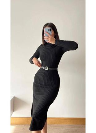 Женское платье в рубчик розміри - 42-44 і 44-46