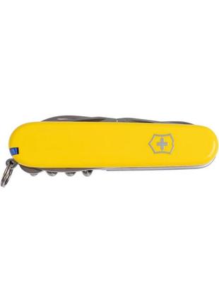 Ніж victorinox 1.3703.8.2 climber ukraine к:жовтий/синій5 фото