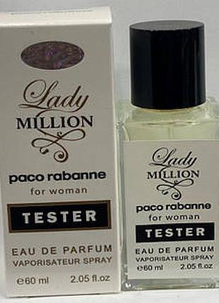 Paco rabanne lady million жіночий тестер hologram 60 мл