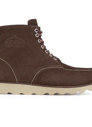 Ботинки демисезонные saxum worker eu 42/us 8.5/uk 7.5 dark brown